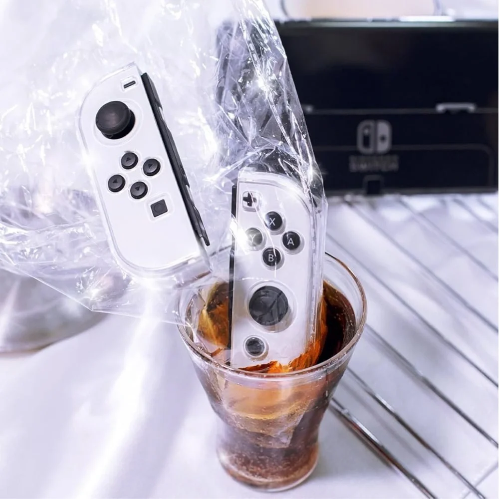 ✨BNWT - Transparent Protective case with NS Switch Accessories✨